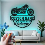 Personalized Metal Garage Wall Art