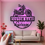 Custom LED Motorcycle Metal Sign