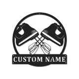Cartel de metal LED personalizado de mezcladora, regalo de cocina personalizado para panaderos, decoración de panadería