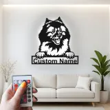 Cartel de metal LED personalizado de perro, regalo para padres de mascotas, decoración para salón para amantes de los perros