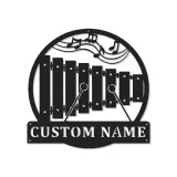 Custom Xylophone Led Light Metal Wall Art Personalized Musician Gift Music Room Decor for Music Lovers