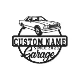 Insegna in metallo LED personalizzata per auto classiche regalo per appassionati di auto decorazione per garage 5
