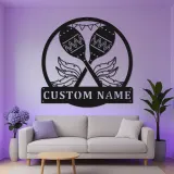 Personalized Maracas Metal Sign | LED Wall Art for Latin Music Lovers | Custom Name Decor for Home Bar & Studio Gift