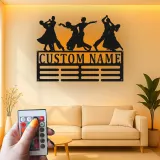 Personalisiertes LED-beleuchtetes Metallschild für Tänzer im Ballsaal – Geschenk für Tanzliebhaber, Dekoration für Studio oder Wohnzimmer