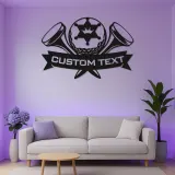 Personalized Golf LED Sign | Custom Metal Wall Art for Game Room | Golfer Name Plaque | Unique Gift for Him