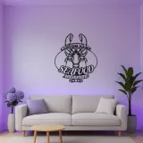 Cartel LED de langosta personalizado | Decoración mural de metal para restaurante de marisco | Decoración náutica personalizada para bar y regalo para cocina costera