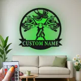 Custom Tattoo Studio Sign | Personalized LED Metal Wall Art | Tattoo Shop Decor & Artist Gift