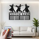 Personalisiertes LED-beleuchtetes Metallschild für Tänzer im Ballsaal – Geschenk für Tanzliebhaber, Dekoration für Studio oder Wohnzimmer