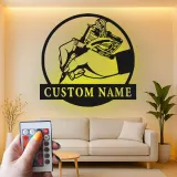 Custom Tattoo Artist LED Sign | Personalized Metal Wall Art for Tattoo Studios | Gift for Tattooist Shop Owner