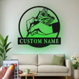 Custom Tattoo Artist LED Sign | Personalized Metal Wall Art for Tattoo Studios | Gift for Tattooist Shop Owner