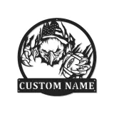 Cartel de metal personalizado con luz LED de águila americana y fútbol, regalo personalizado para aficionados al fútbol, decoración de man cave
