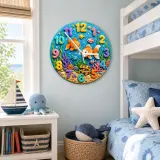 Under The Sea Ocean Kids Room Wall Clock