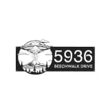 Custom Metal UFO Spaceship Metal Address Sign, House number, Outdoor Number Signage, Yard Sign Address Plate