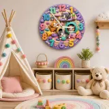 Cute Bedroom Wall Art Baby Girl or Boy Gift