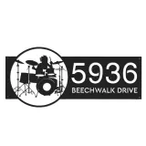 Custom Metal Drummer Drum player musician Metal Address Sign, House number, Outdoor Number Signage, Yard Sign Address Plate