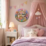 Pet Shop Dreamland Animals Kids Room Wall Clock