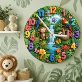 Rainforest Animal Nursery Decor