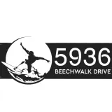 Custom Metal Surfer surfing Metal Address Sign, House number, Outdoor Number Signage, Yard Sign Address Plate