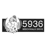Custom Metal Floral Mom And Baby Metal Address Sign, House number, Outdoor Number Signage, Yard Sign Address Plate