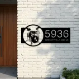 Custom Metal Drum set drummer musician Metal Address Sign, House number, Outdoor Number Signage, Yard Sign Address Plate
