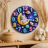 Whimsical Wooden Baby Shower Birthday Gift