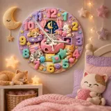 Cute Baby Girl Bedroom Wall Art Gift