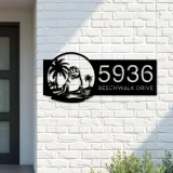 Custom Metal Cute Seal Wild animal wildlife Metal Address Sign, House number, Outdoor Number Signage, Yard Sign Address Plate