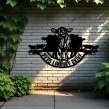 Custom Metal Farm ranch Metal Address Sign, House number, Outdoor Number Signage, Yard Sign Address Plate