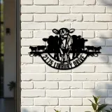 Custom Metal Farm ranch Metal Address Sign, House number, Outdoor Number Signage, Yard Sign Address Plate