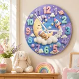 Dreamy Moon & Rocket Nursery Decor