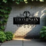 Custom Metal Monogram Letters family name Metal Address Sign House number Hanging Address Plaque Yard Sign Outdoor decor S10