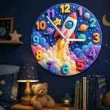 Colorful Galaxy Nursery Decor