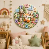 Cute Fox and Deer Nursery Decor