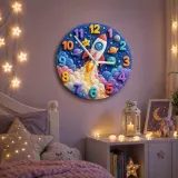 Colorful Galaxy Nursery Decor