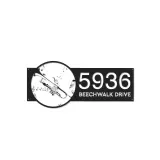 Custom Metal Trumpet musical instrument Metal Address Sign Custom House number Hanging Address Plaque Yard Sign Outdoor Sign