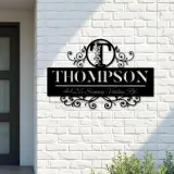 Custom Metal Monogram Letters family name Metal Address Sign House number Hanging Address Plaque Yard Sign Outdoor decor S5