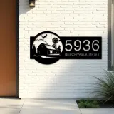 Custom Metal Farmhouse ranch Metal Address Sign, House number, Outdoor Number Signage, Yard Sign Address Plate
