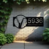 Custom Metal Saxophone musical instrument Metal Address Sign Custom House number Hanging Address Plaque Yard Sign Outdoor