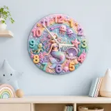Little Girl Birthday Baby Shower Gift Art