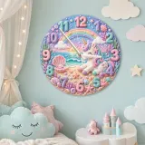 Pastel Rainbow Ocean Nursery Decor