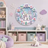 Pastel Fairy Tale Castle Nursery Decor