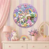 Fairy Tale Castle Rainbow Nursery Decor