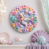 Little Girl Birthday Baby Shower Gift Art
