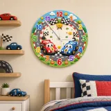 Cute Blue Red Cars Nursery Decor