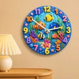 Colorful Sea Creatures Nursery Art Decor