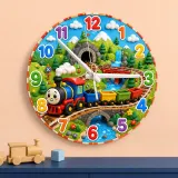 Colorful Railway Nursery Decor