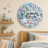 Pastel Snow Nursery Decor