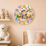 Colorful Art Theme Playroom Decor