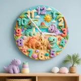 Tropical Dino Nursery Decor