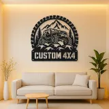 Personalized 4x4 Rock Crawler Metal Wall Art